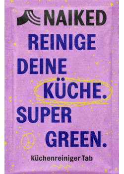 TABLETA LIMPIADOR DE COCINA CLEAN YOU KITCHEN SUPER GREEN - NAIKED - 4260695650096