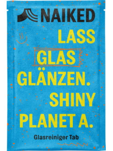 TABLETA LIMPIADOR DE CRISTALES LET GLASS SHINE SHINY PLANET A - NAIKED - 4260695650157 no_image