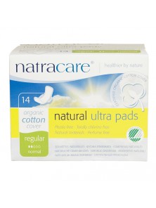 COMPRESAS REGULAR CON ALAS 14 UNIDADES BIO - NATRACARE - 782126003058 no_image