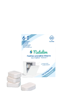 PASTILLA LAVAVAJILLAS MAQUINA 6 EN 1 30 UNIDADES - NATULIM - 8436617752667