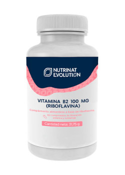 VITAMINA B2 100MG RIBOFLAVINA 60 COMPRIMIDOS - NUTRINAT EVOLUTION - 8437010204210