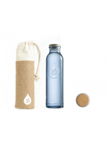 OM WATER GRATITUDE BOTELLA DE VIDRIO RECICLADO MINI 500ML - OM WATER GRATITUDE - 8437017918011 no_image