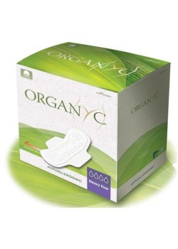 COMPRESA DE NOCHE CON ALAS  10 UNIDADES - ORGANYC - 8016867009935