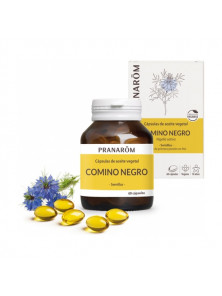 CAPSULAS DE ACEITE VEGETAL COMINO NEGRO 60 CAPSULAS - PRANAROM - 5420008537370 no_image