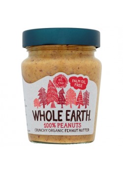 CREMA DE CACAHUETES CRUNCHY 227GR BIO - WHOLE EARTH - 5013665114833
