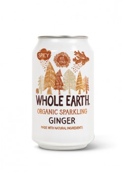 REFRESCO DE JENGIBRE SIN AZUCAR BIO 330ML - WHOLE EARTH - 5013665116530
