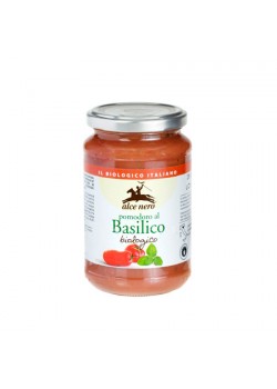 SALSA DE TOMATE CON ALBAHACA 350GR - ALCE NERO - 8009004808461