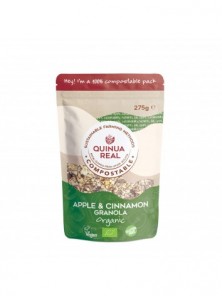 GRANOLA DE MANZANA Y CANELA 275GR BIO - QUINUA REAL - 8436545622889
