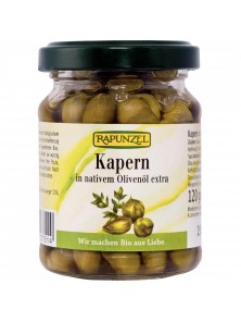 ALCAPARRAS ACEITE OLIVA 120GR BIO - RAPUNZEL - 4006040277514