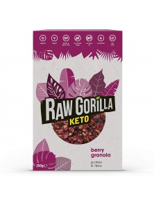 GRANOLA KETO CON FRAMBUESA 250GR BIO - RAW GORILLA - 745760258109