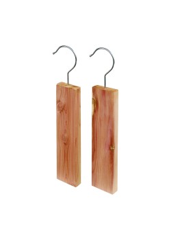 PERCHA ANTIPOLILLA DE MADERA DE CEDRO 2 UNIDADES - REDECKER - 4037892450459