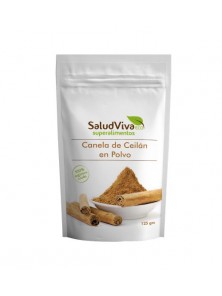 CANELA DE CEYLAN EN POLVO 125GR BIO - SALUD VIVA - 015540000007