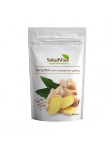 JENGIBRE CON AZUCAR EN POLVO 80GR BIO - SALUD VIVA - 018310000009 no_image
