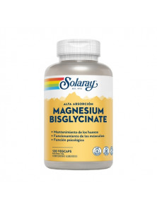BISGLICINATE MAGNESIO 120 CAPSULAS - SOLARAY - 076280632118 no_image