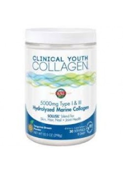 CLINICAL COLLAGENO TIPO I & II 298GR - SOLARAY - 021245949398