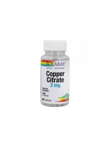 COBRE CITRATO 2MG 60 CAPSULAS - SOLARAY - 076280045963 no_image