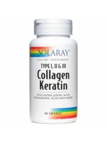 COLLAGEN KERATIN 60 CAPSULAS - SOLARAY - 076280215229 no_image