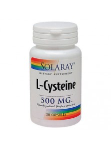 L-CYSTEINE 500MG 30 CAPSULAS - SOLARAY - 076280049107 no_image