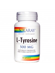 L-TYROSINA 500MG 50 CÁPSULAS - SOLARAY - 076280951837 no_image