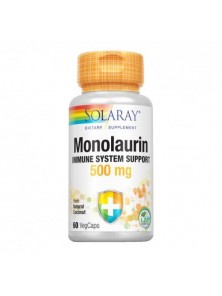 MONOLAURIN 500MG 60 CAPSULAS - SOLARAY - 076280496376