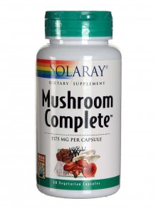 MUSHROOM COMPLETE 60 CÁPSULAS - SOLARAY - 076280886924