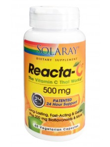 REACTA-C 500MG 60 CAPSULAS - SOLARAY - 076280743326