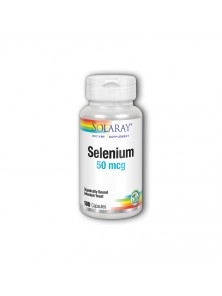SELENIO 50MCG 100 CAPSULAS - SOLARAY - 076280190625
