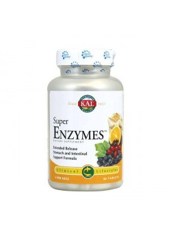 SUPER ENZYMES 60 COMPRIMIDOS - KAL - 021245329442