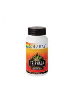 TRIPHALA 500MG 90 CAPSULAS - SOLARAY - 076280476149