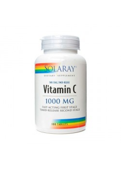 VITAMINA C 1000MG 100 COMPRIMIDOS - SOLARAY - 076280130164