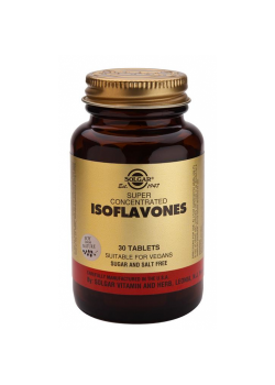 SUPER CONCENTRADO DE SOJA ISOFLAVONAS 30 COMPRIMIDOS - SOLGAR - 033984014749