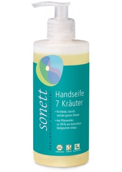 JABÓN DE MANOS 7 PLANTAS DISPENSADOR 300ML BIO - SONETT - 4007547205444