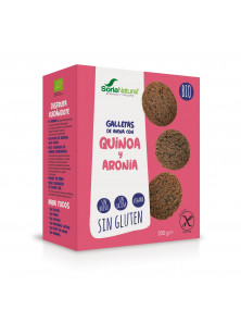 GALLETAS DE AVENA CON QUINOA Y ARONIA 200GR BIO - SORIA NATURAL - 8422947400170
