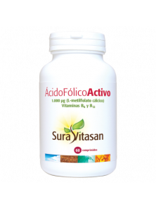 ACIDO FOLICO ACTIVO 60 COMPRIMIDOS - SURAVITASAN - 628747120371 no_image