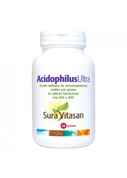 **ACIDOPHILUS ULTRA 36.000 MILLONES DE UFC 45GR - SURAVITASAN - 628747101189