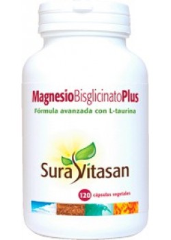 MAGNESIO BISGLICINATO PLUS 120 CAPSULAS - SURAVITASAN - 628747120326