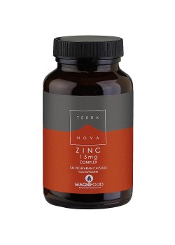 ZINC 15MG COMPLEX 50 VCAP - TERRANOVA - 5060203791155