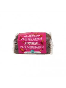 PAN GERMINADO DE TRIGO FRUTAS &  ALMENDRAS 400GR BIO - TERRASANA - 8713576200034