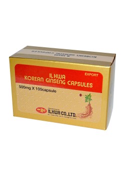 GINSENG IL HWA 50 CAPSULAS 500MG - IL HWA - 8801223207519