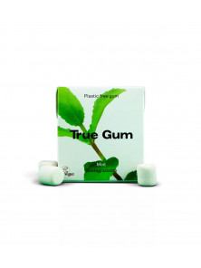 CHICLE SIN PLASTICO MENTA FRESCA 21GR BIO - TRUE GUM - 5700002082503