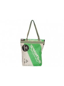 BOLSA SACO CEMENTO RECICLADO VERDE CON FORRO ALGODON - TURTLE BAGS - 5060175230683 no_image