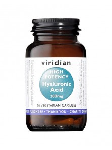 ÁCIDO HIALURONICO 200MG 30 CÁPSULAS - VIRIDIAN - 5060003593911 no_image