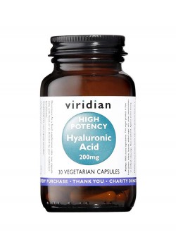 ÁCIDO HIALURONICO 200MG 30 CÁPSULAS - VIRIDIAN - 5060003593911