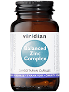 BALANCED ZINC COMPLEX 30 CAPSULAS - VIRIDIAN - 5060003593560