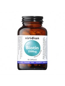 BIOTINA 2500UG 90 CAPSULAS VEGANAS - VIRIDIAN - 5060003592037 no_image