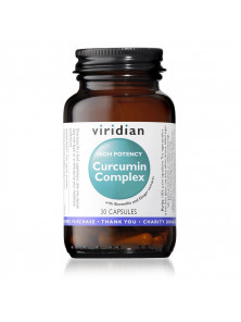 CURCUMINA COMPLEX ALTA POTENCIA 30 VEG CAPS - VIRIDIAN - 5060003594031 no_image