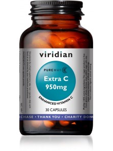 EXTRA C 950MG 30 CÁPSULAS VEGETALES - VIRIDIAN - 5060003592181