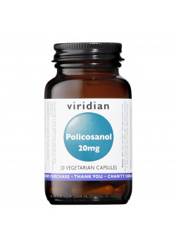 POLICOSANOL 20MG (30) VEG. CAPS - VIRIDIAN - 5060003593782