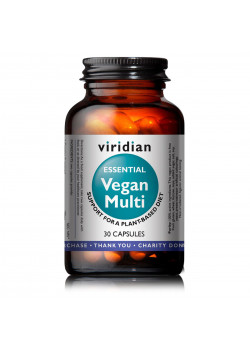VEGAN MULTI – ESSENTIAL 30 VEG CAPS - VIRIDIAN - 5060003591191
