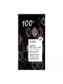 CHOCOLATE NEGRO 100% 80 GR BIO - VIVANI - 4044889004106